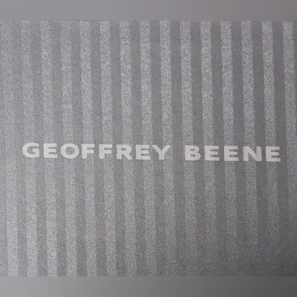 Geoffrey Beene Genuine Diamond Mesh Strap Gold Watch